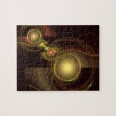 Abstracte kunst voor intieme verbinding legpuzzel (Horizontaal)