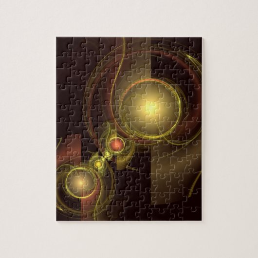 Abstracte kunst voor intieme verbinding legpuzzel (Verticaal)