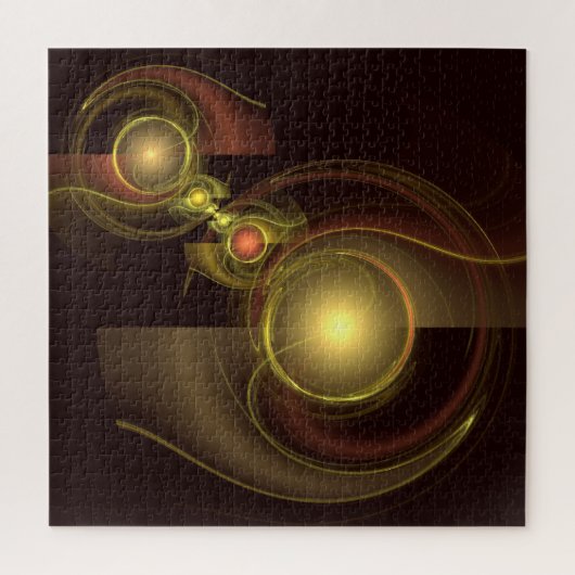 Abstracte kunst voor intieme verbinding legpuzzel (Verticaal)