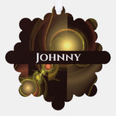 Abstracte kunst voor intieme verbinding ornament kaart (Achterkant)