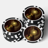 Abstracte kunst voor intieme verbinding poker chips (Opstapeling)