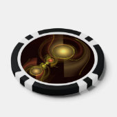 Abstracte kunst voor intieme verbinding poker chips (Enkel)