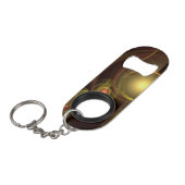 Abstracte kunst voor intieme verbinding sleutelhanger flessenopener (Voorkant Gekanteld)