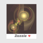 Abstracte kunst voor intieme verbinding sticker (Vel)
