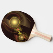 Abstracte kunst voor intieme verbinding tafeltennisbatje (Zijkant)