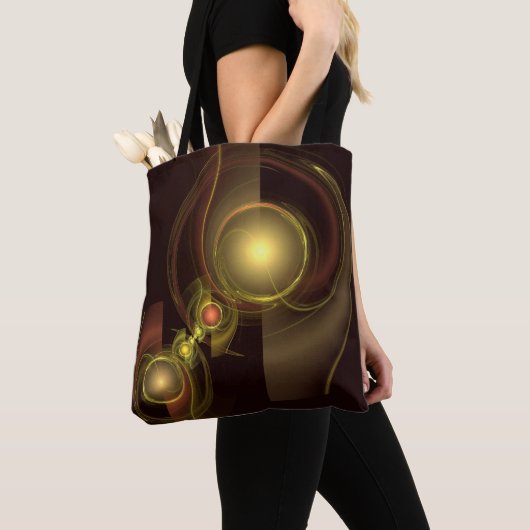 Abstracte kunst voor intieme verbinding tote bag (Dichtbij)