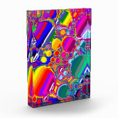 Abstracte kunst voor regenboogblast fotoblokken (Links)