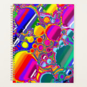 Abstracte kunst voor regenboogblast planner (Voorkant)