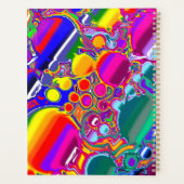 Abstracte kunst voor regenboogblast planner (Achterkant)