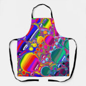 Abstracte kunst voor regenboogblast schort (Voorkant)