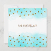 Abstracte Kunst Vrouwelijke Hoed Turkoois Roze Gel (Achterkant)