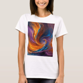 Abstracte kunst Vrouwen T-shirt