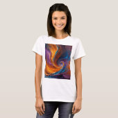 Abstracte kunst Vrouwen T-shirt (Voorkant volledig)