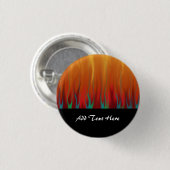 Abstracte Kunst - Vuur - Achtergrond Vlammen Ronde Button 3,2 Cm (Voorkant /achterkant)