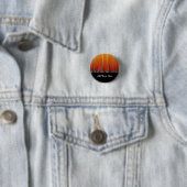 Abstracte Kunst - Vuur - Achtergrond Vlammen Ronde Button 3,2 Cm (In situ)