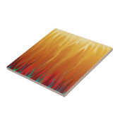 Abstracte Kunst - Vuur - Achtergrond Vlammen Tegeltje (Zijkant)