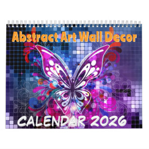 Abstracte Kunst Wanddecoratie - 2026 Kalender