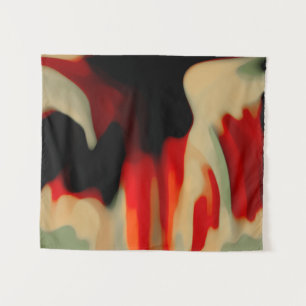 Abstracte kunst wandkleed