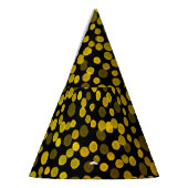 Abstracte kunst: Waterverf Creatieve Vlekken. Feesthoedjes (Links)