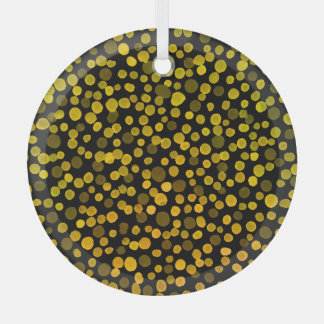 Abstracte kunst: Waterverf Creatieve Vlekken. Glas Ornament