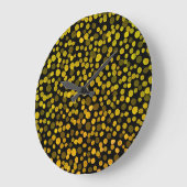 Abstracte kunst: Waterverf Creatieve Vlekken. Grote Klok (Hoek)