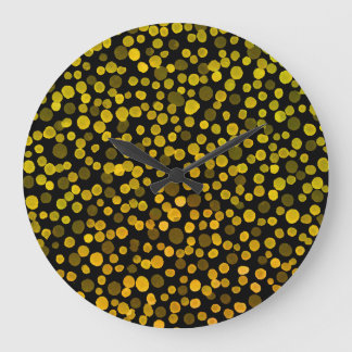 Abstracte kunst: Waterverf Creatieve Vlekken. Grote Klok