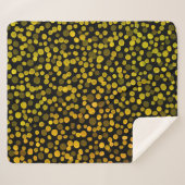 Abstracte kunst: Waterverf Creatieve Vlekken. Sherpa Deken (Voorkant (horizontaal))