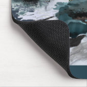 Abstracte Kunst Waterverf Floral Muismat (Hoek)