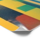 Abstracte Kunst Whimsical Lady of Art Digitaal Poster (Hoek)