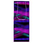Abstracte Kunst Wijn Cadeau Zak Cadeautas (Voorkant)