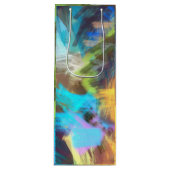 Abstracte Kunst Wijn Cadeautas (Voorkant)