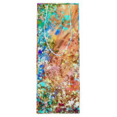 Abstracte Kunst Wijn Cadeautas (Achterkant)