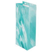 Abstracte Kunst Wijn Cadeautas (Voorkant Gekanteld)