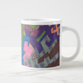 abstracte kunst "WildLife" Grote Koffiekop (Rechts)