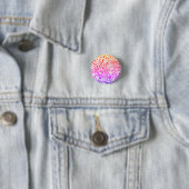 Abstracte Kunst Willekeurige Blob-vormen Ronde Button 3,2 Cm (In situ)
