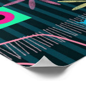 Abstracte Kunst: Winterhemels Poster (Hoek)