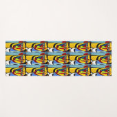 Abstracte Kunst Yoga Mat (Voorkant (horizontaal))