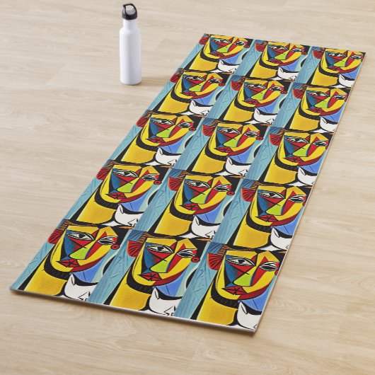 Abstracte Kunst Yoga Mat (In situ)