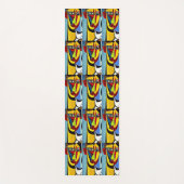 Abstracte Kunst Yoga Mat (Voorkant)