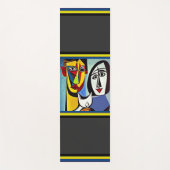 Abstracte Kunst Yoga Mat (Voorkant)