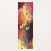 Abstracte kunst yogamat (Voorkant)