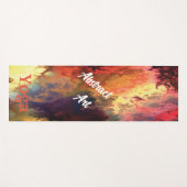 Abstracte kunst yogamat (Voorkant (horizontaal))