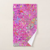 Abstracte Kunst: Zomer Dromen Bad Handdoek (Handdoek)