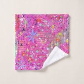 Abstracte Kunst: Zomer Dromen Bad Handdoek (Wasdoekje)