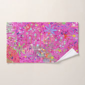 Abstracte Kunst: Zomer Dromen Bad Handdoek (Handdoek)
