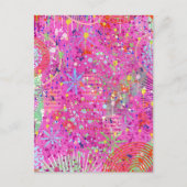 Abstracte Kunst: Zomer Dromen Briefkaart (Voorkant)