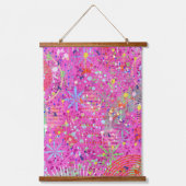 Abstracte Kunst: Zomer Dromen Hangend Wandkleed (Voorkant)
