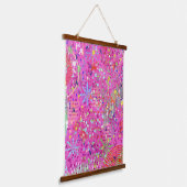 Abstracte Kunst: Zomer Dromen Hangend Wandkleed (Gebogen)