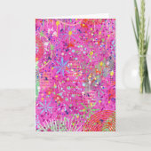 Abstracte Kunst: Zomer Dromen Kaart (Voorkant)
