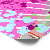 Abstracte Kunst: Zomer Dromen Poster (Hoek)